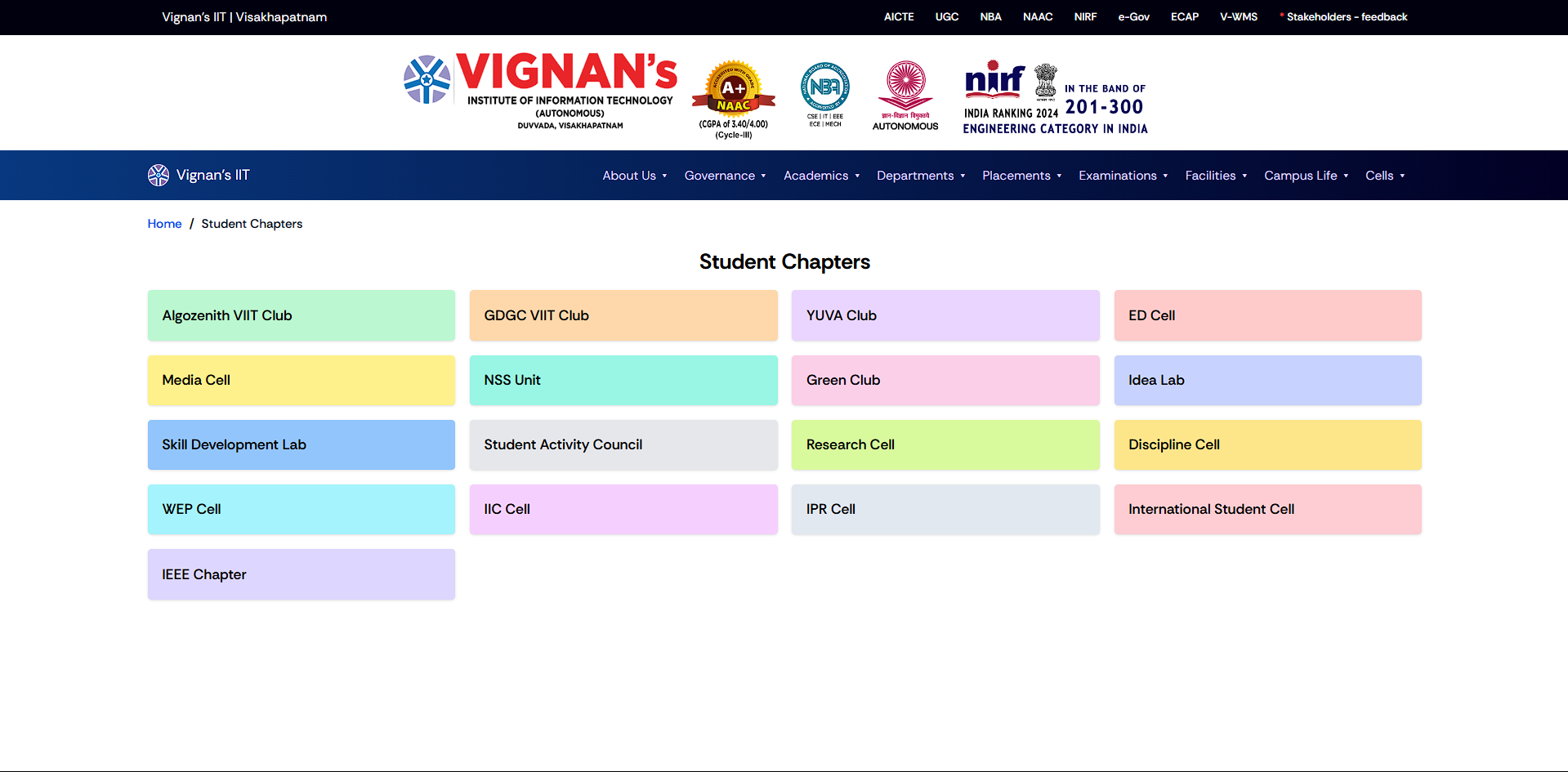 Student Chapters